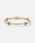 Clover Bracelet | Azure Gold 1