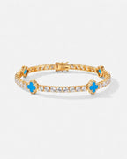 Clover Bracelet | Azure Gold 1