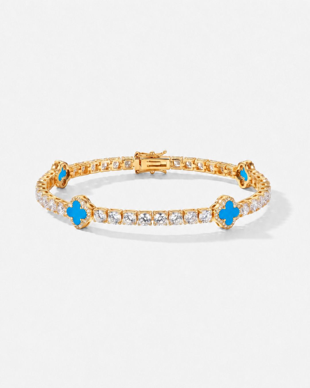 Clover Bracelet | Azure Gold 1