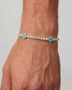 Clover Bracelet | Azure Gold 2