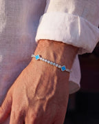 Clover Bracelet | Azure Gold 7