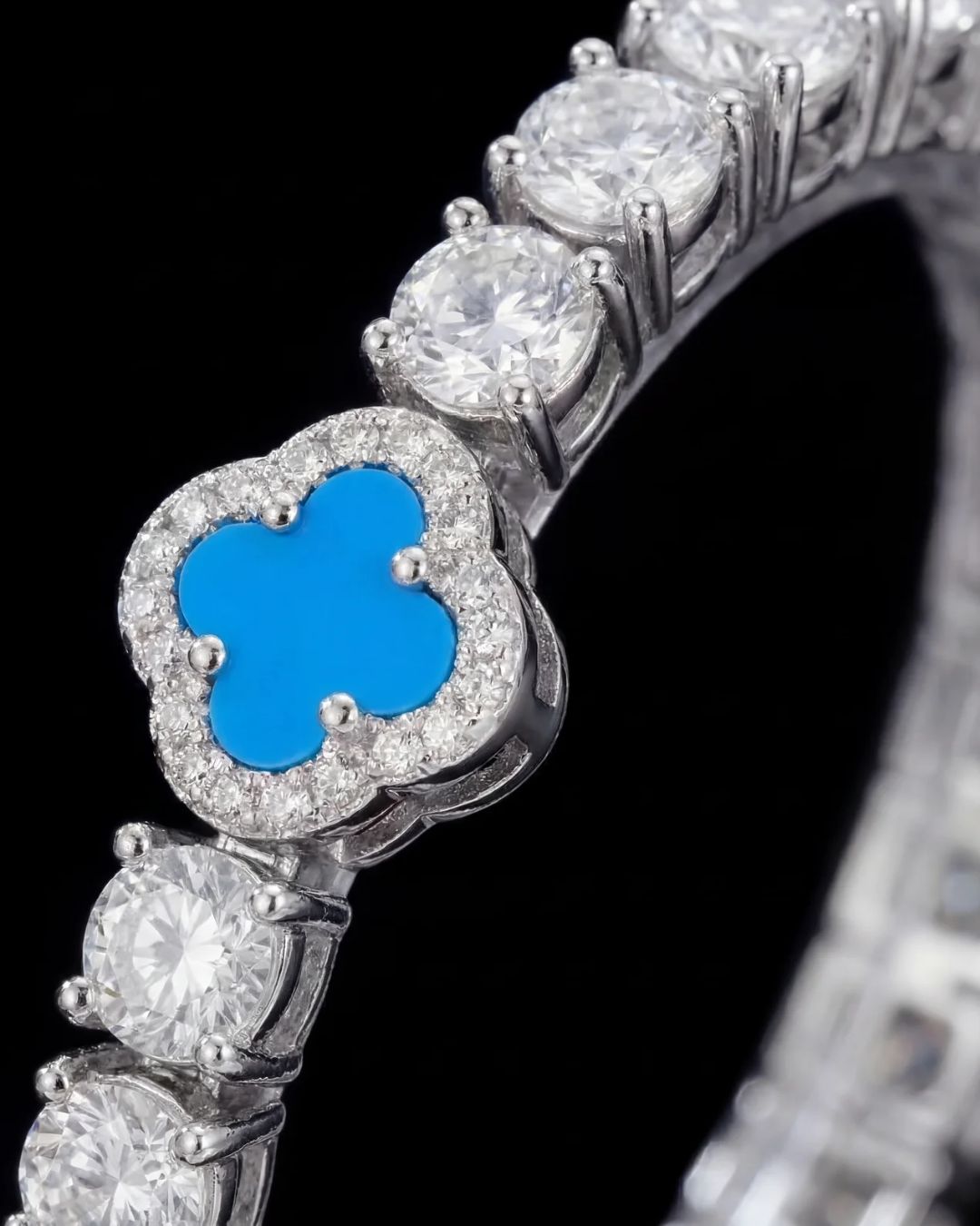 Clover Bracelet | Azure Silver 6