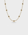 Clover Necklace | Onyx Black Gold 1