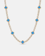 Clover Necklace | Azure Gold 1