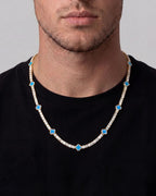 Clover Necklace | Azure Gold 2