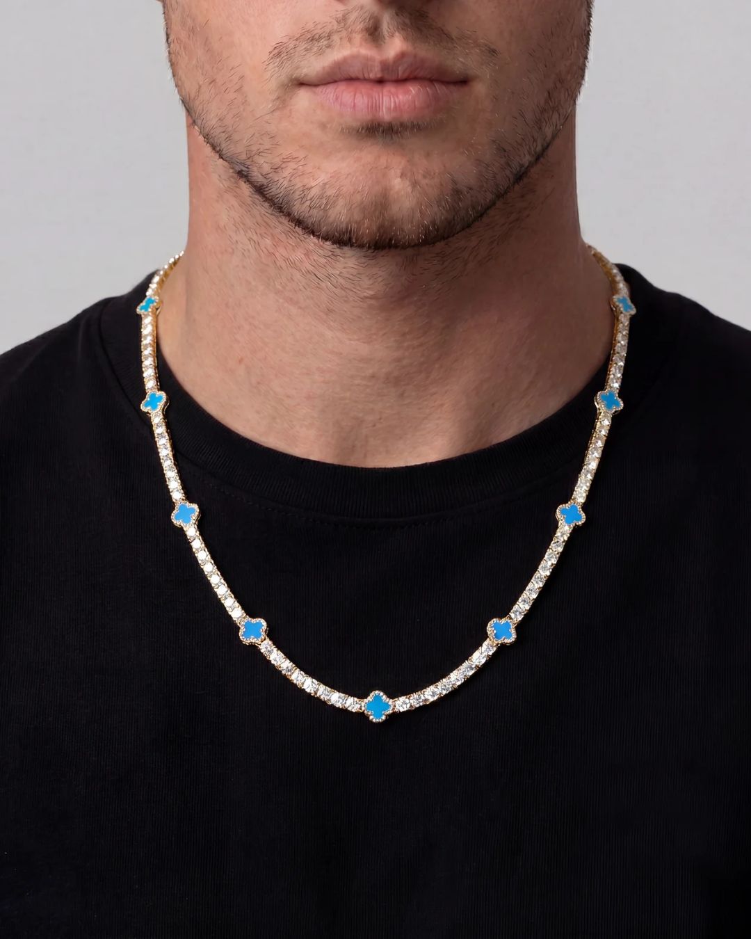 Clover Necklace | Azure Gold 2