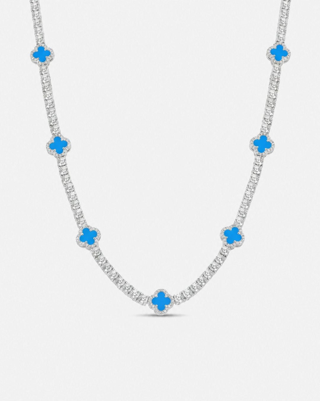 Clover Necklace | Azure Silver 1