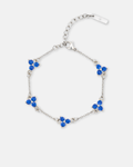 Clover Blue Zircon Bracelet | Stainless Steel 1