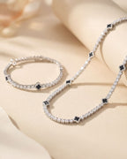 Clover Bracelet | Onyx Black Silver 4