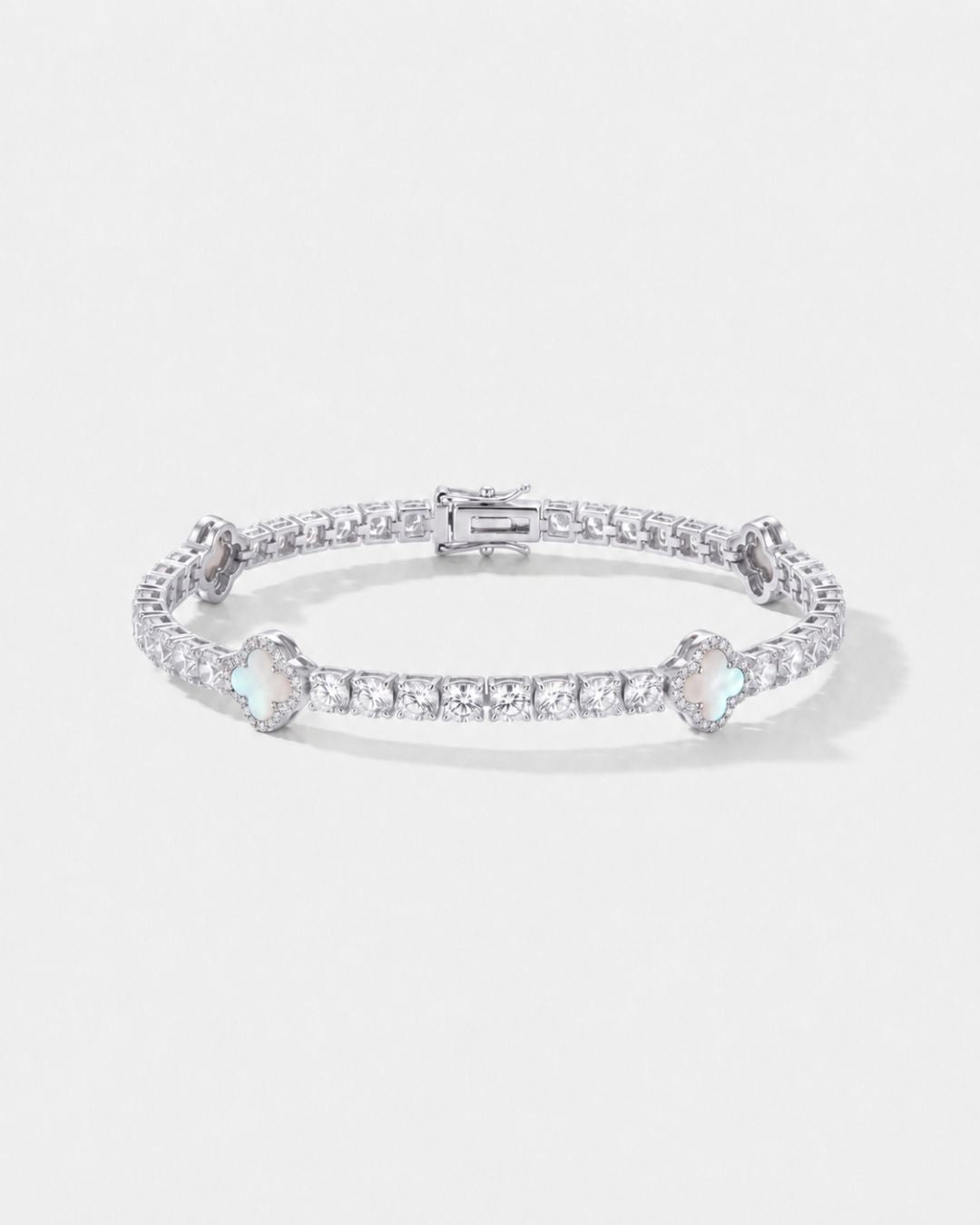 Clover Bracelet | Nacre Silver 1