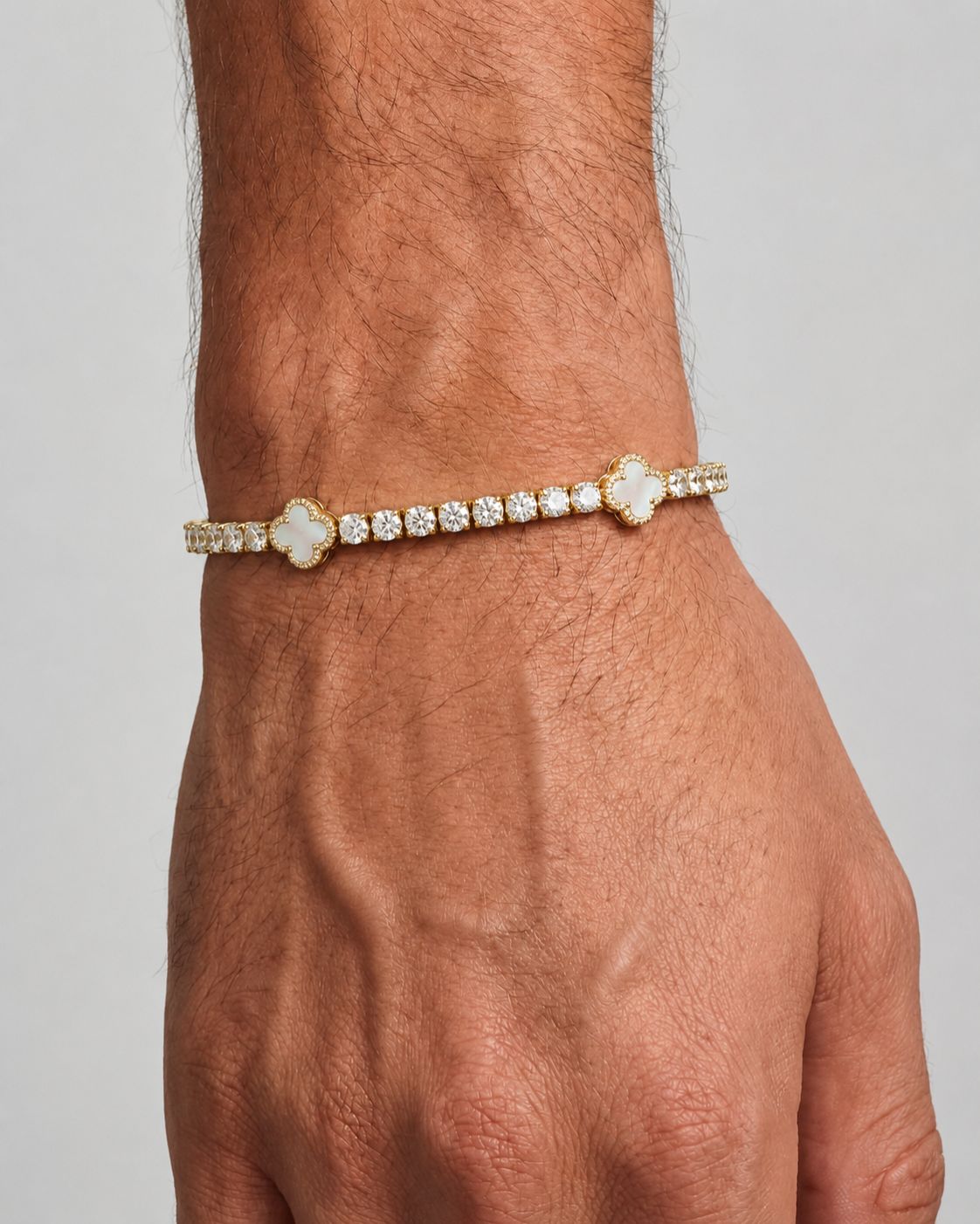 Clover Bracelet | Nacre Gold 2
