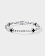 Clover Bracelet | Onyx Black Silver 1