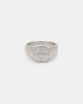 Pureform Compass Ring | Titanium Steel 1
