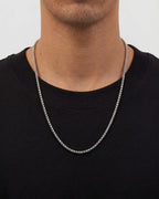 Côte Box Necklace | Silver 2