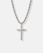 Crucifix Pendant Necklace I Silver 1