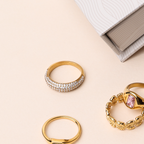 "Day & Night" Ring Set 4