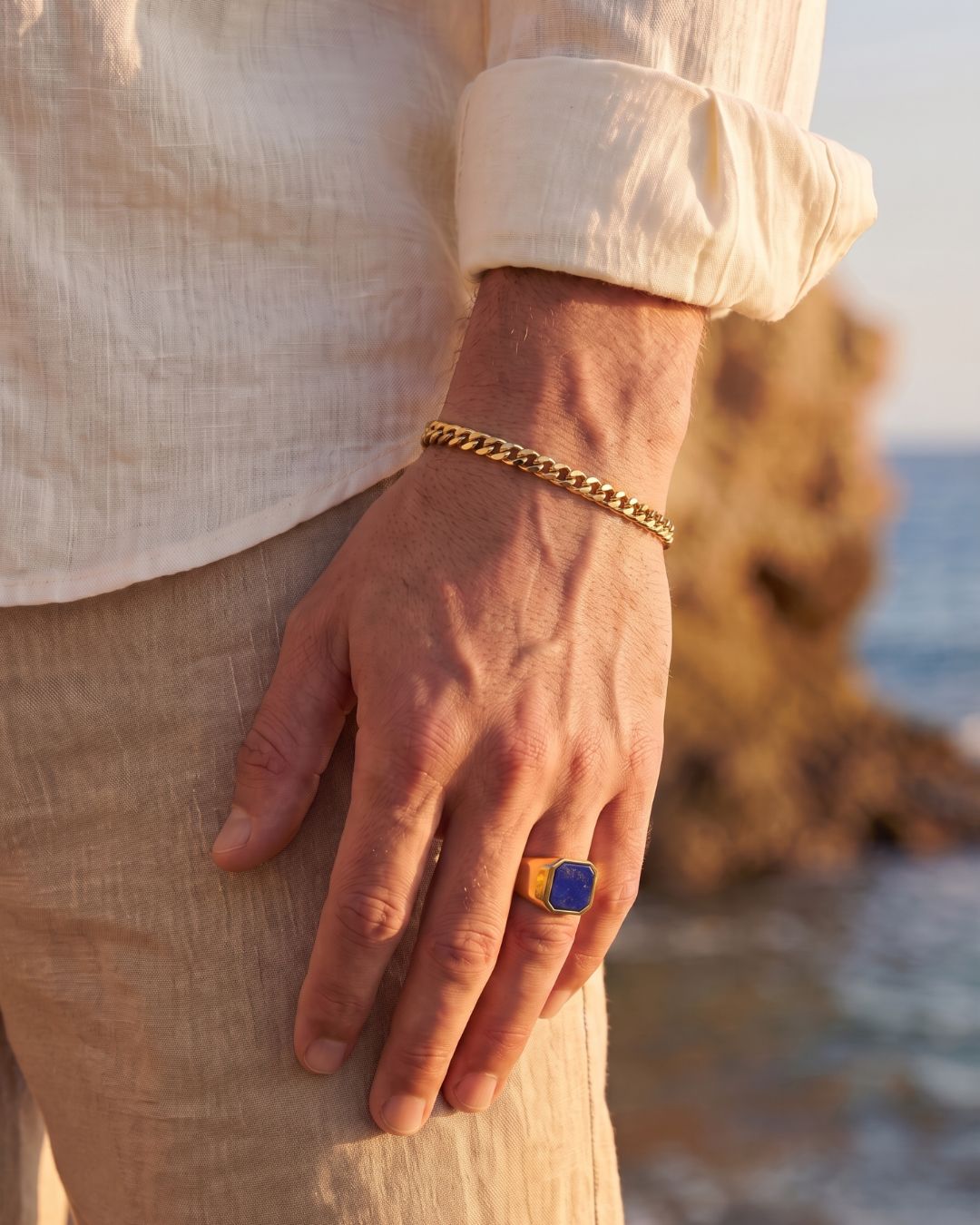 Cuban Chain Bracelet | 14K Gold 4