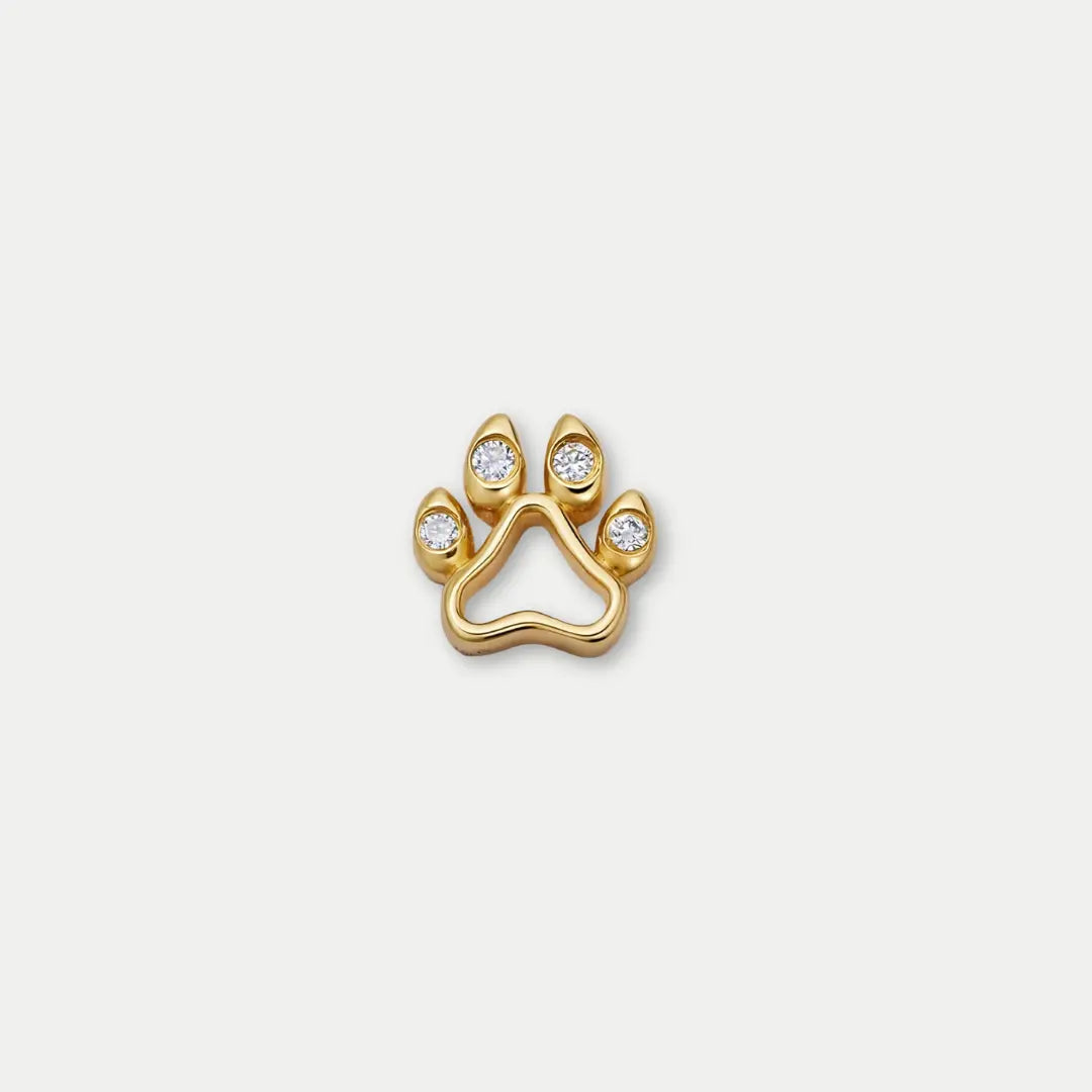 Dog Paw Print Charm 1