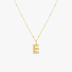 Pearl Initial Necklace 13