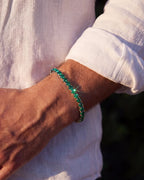 Tennis Bracelet | Emerald Green 14K Gold 3
