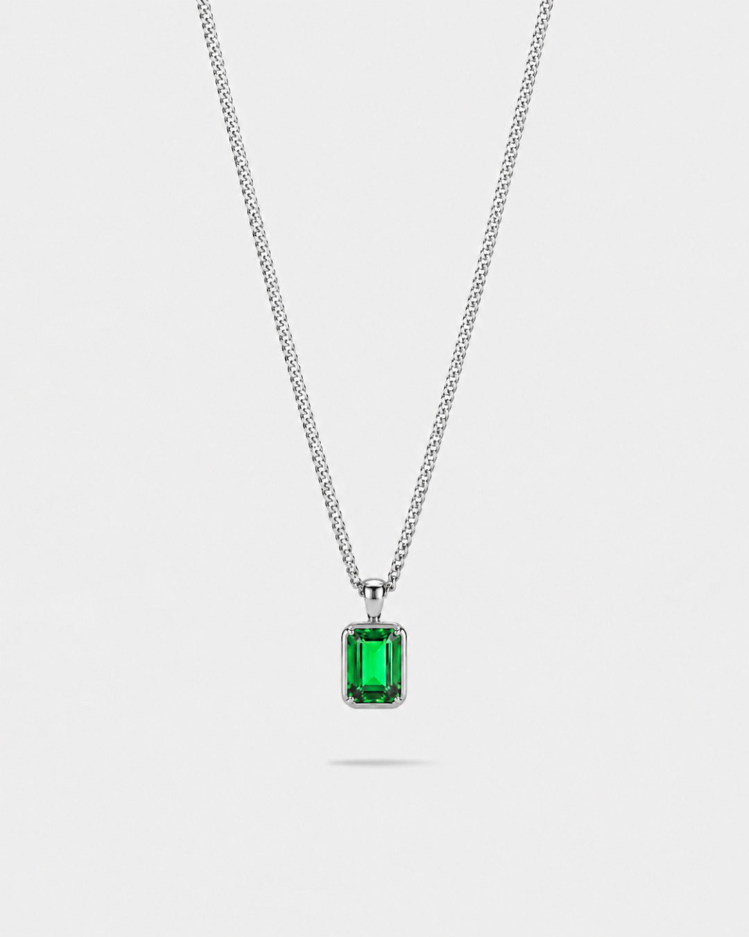Emerald Pendant Necklace | 1 Carat 1