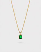 Emerald Pendant Necklace | 1 Carat 18K Gold 1