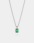 Emerald Pendant Necklace | 2 Carat 1