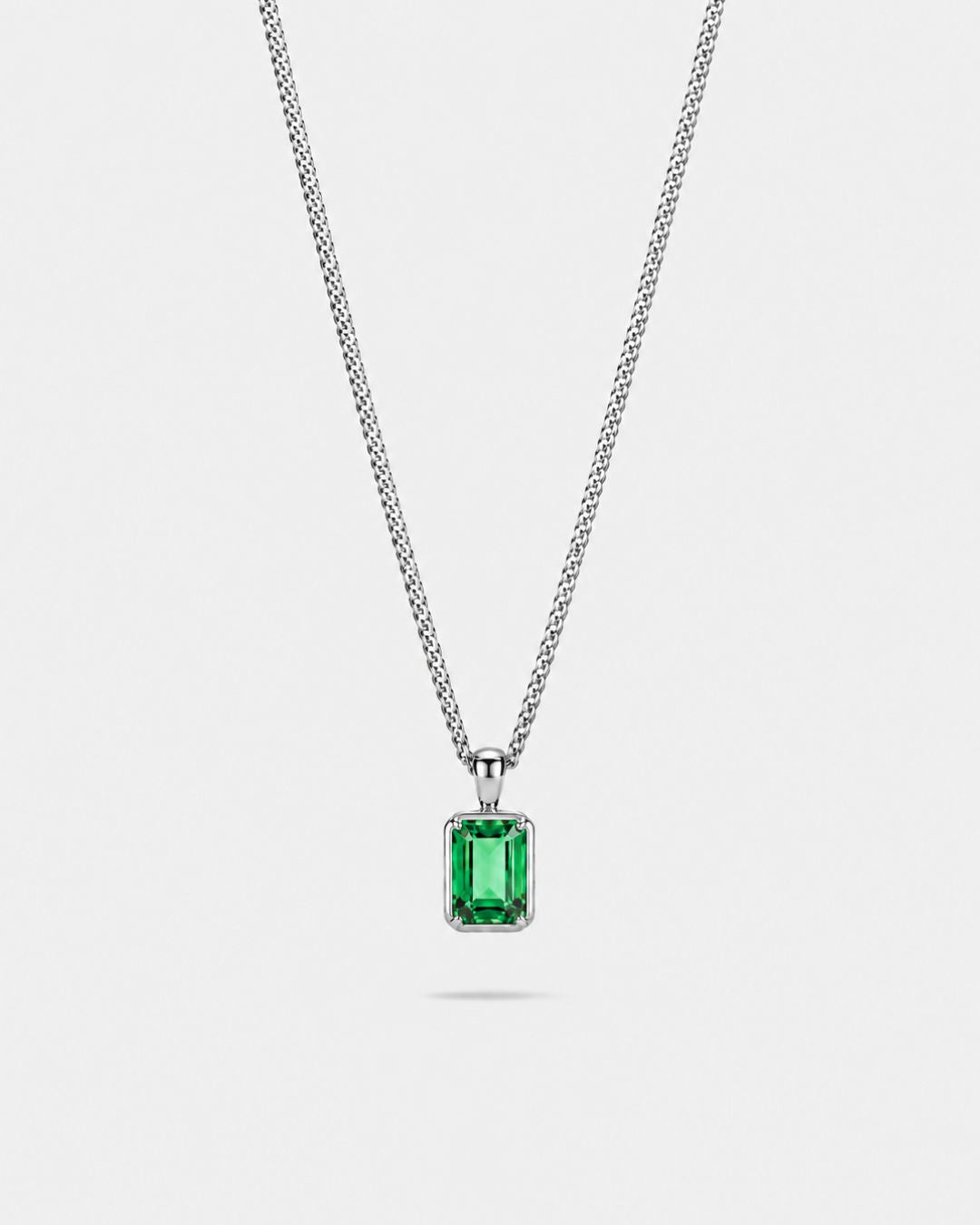 Emerald Pendant Necklace | 2 Carat 1