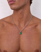 Emerald Pendant Necklace | 2 Carat 4