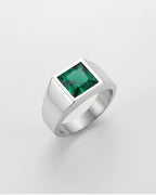 Emerald Ring | Titanium Steel 3