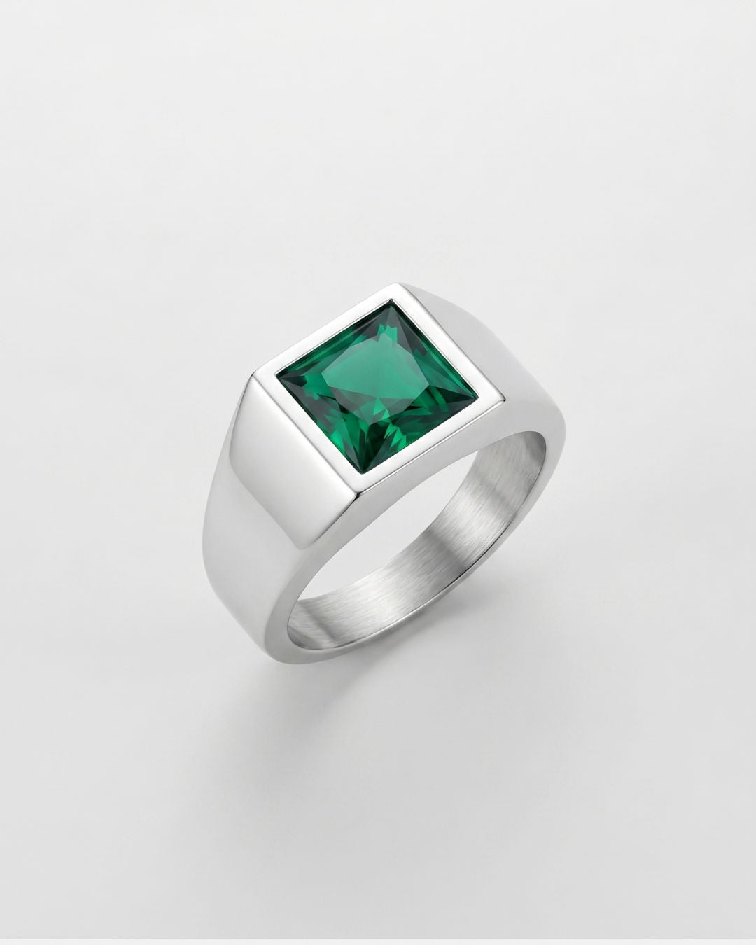 Emerald Ring | Titanium Steel 3
