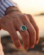 Emerald Ring | Titanium Steel 4