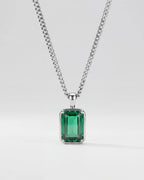 Emerald Pendant Necklace | 1 Carat 7
