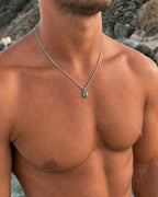 Emerald Pendant Necklace | 1 Carat 6