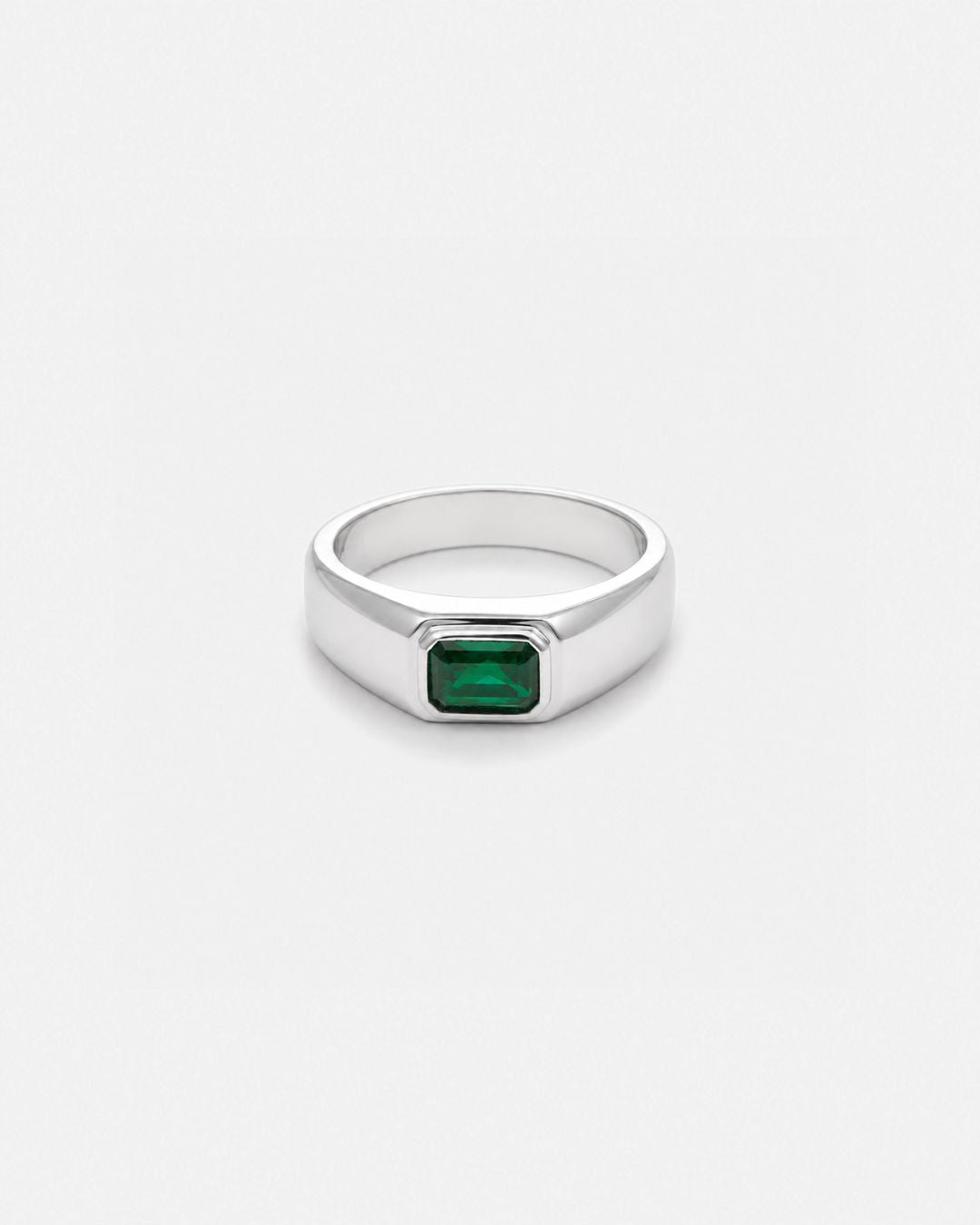 Emerald Ring | 1 Carat 925 Silver 1