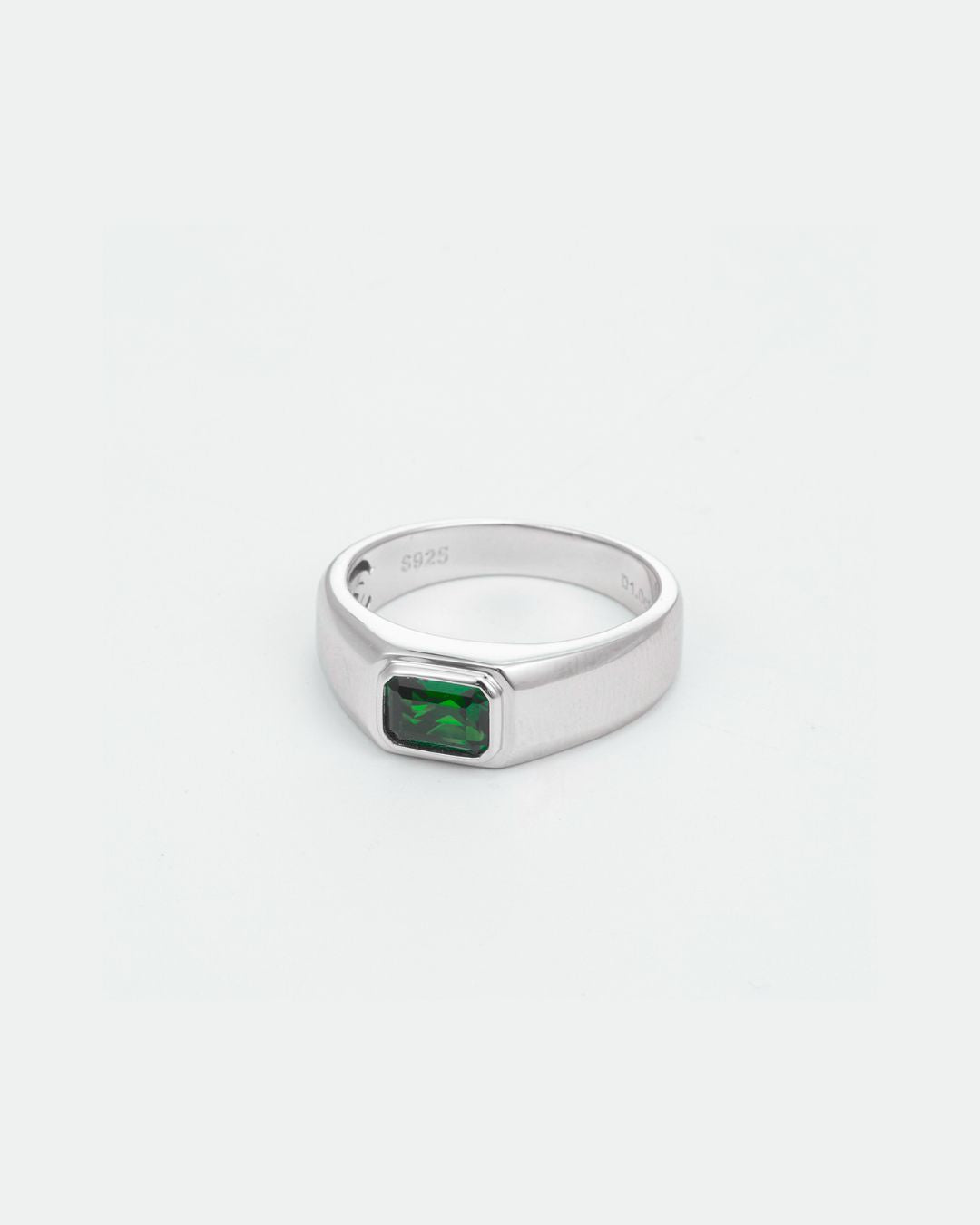 Emerald Ring | 1 Carat 925 Silver 3