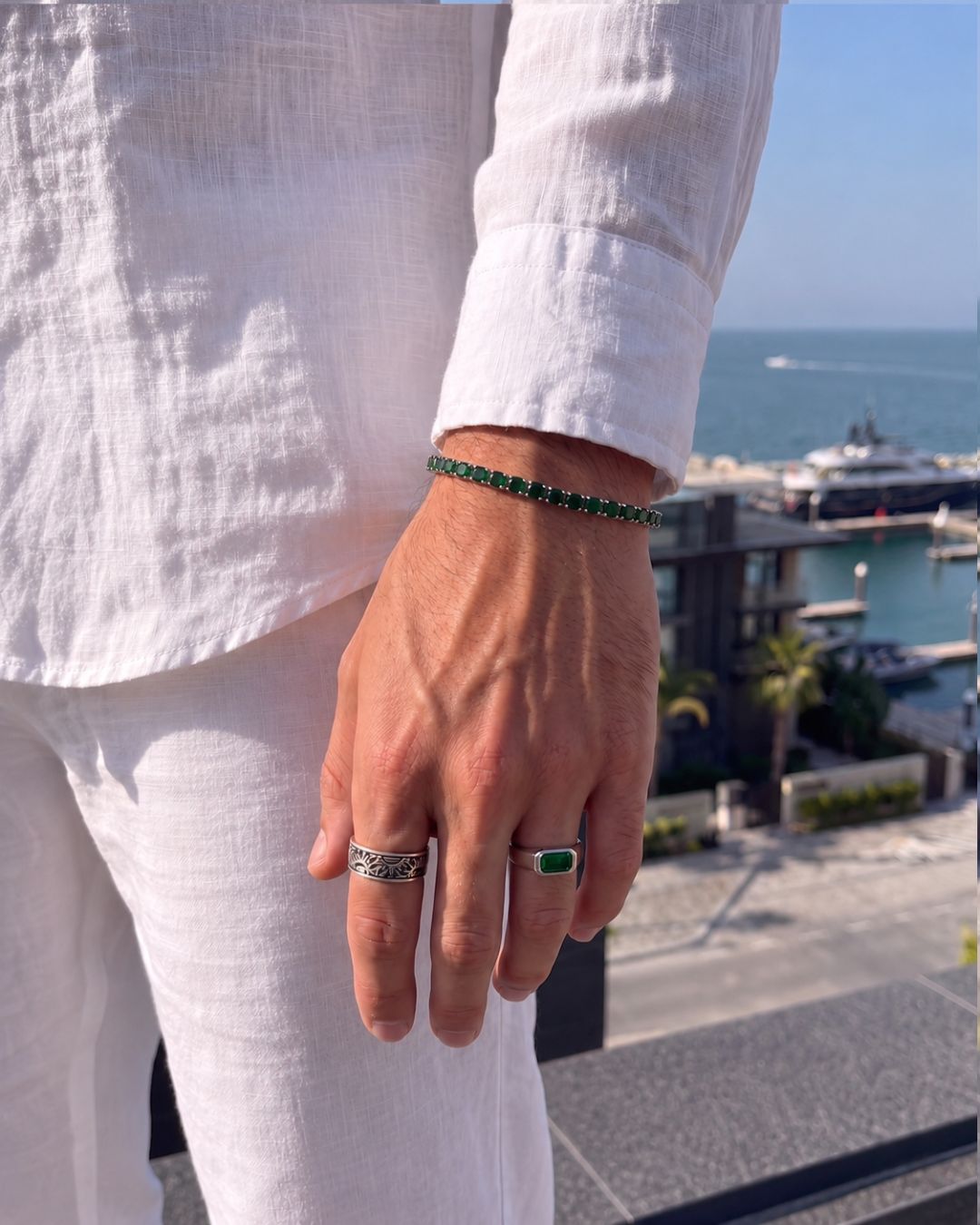 Emerald Ring | 1 Carat 925 Silver 4