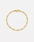 Figaro Bracelet 3mm | 18K Gold 1