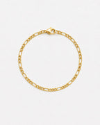 Figaro Bracelet 3mm | 18K Gold 1