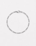 Figaro Bracelet 3mm | Silver 1