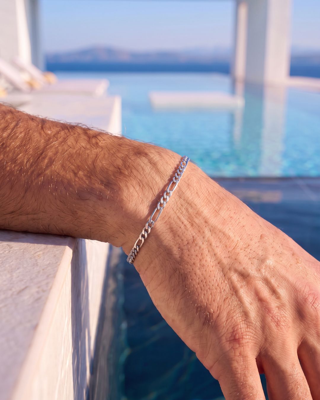 Figaro Bracelet 3mm | Silver 2
