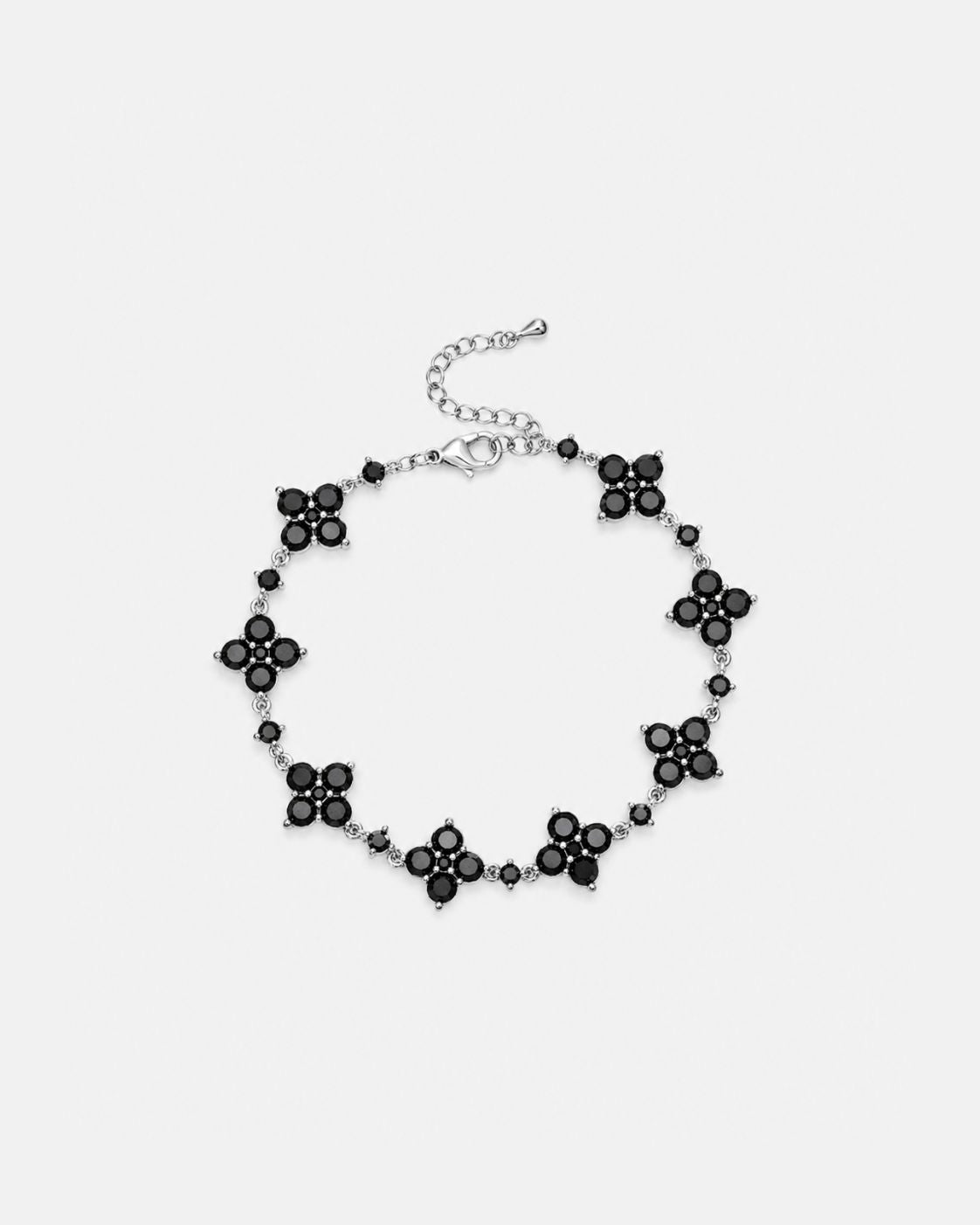 Fortuna Bracelet | Black Stone Silver 1