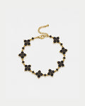 Fortuna Bracelet | Black Stone Gold 1