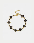 Fortuna Bracelet | Black Stone Gold 1