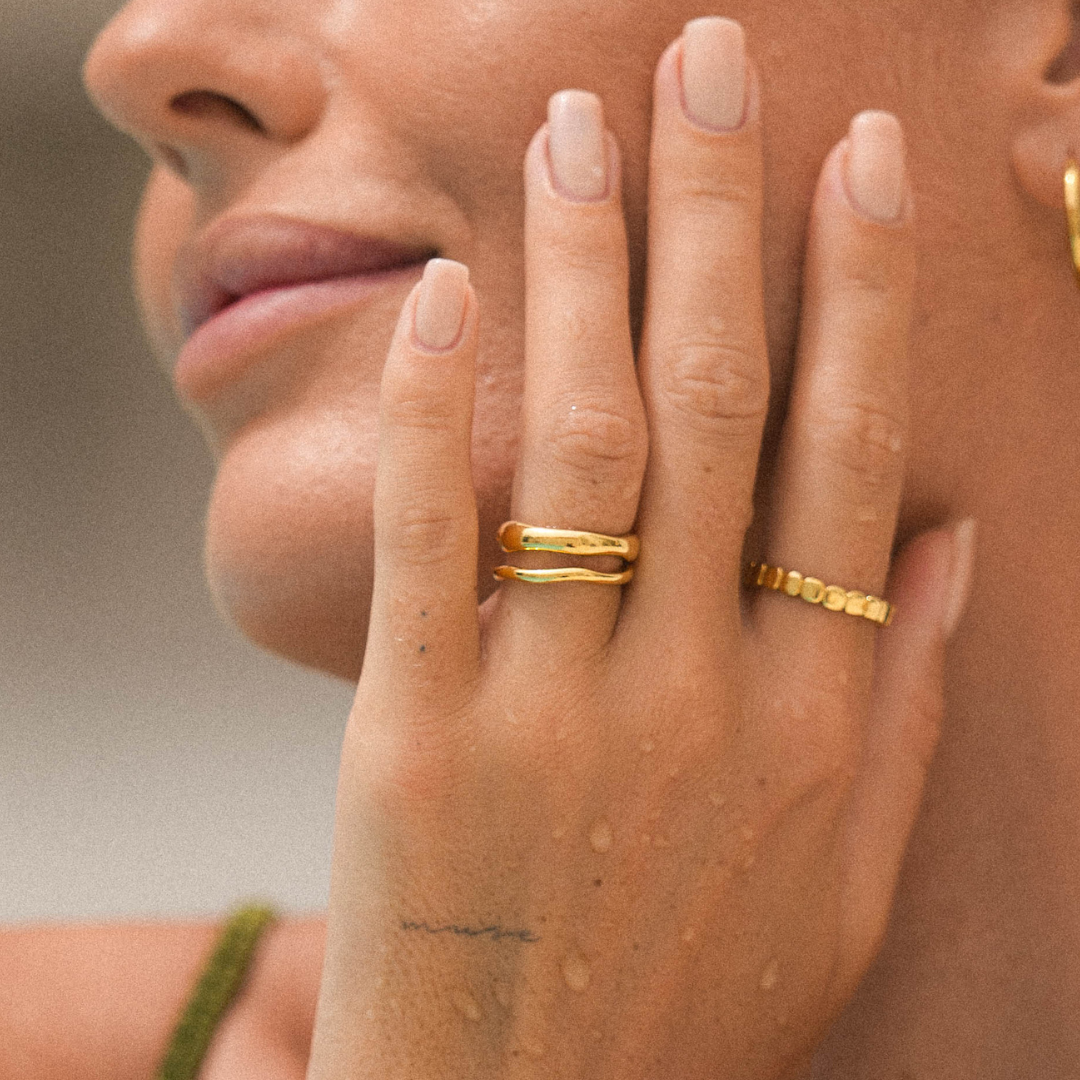 "Gemini" Stackable Rings 10
