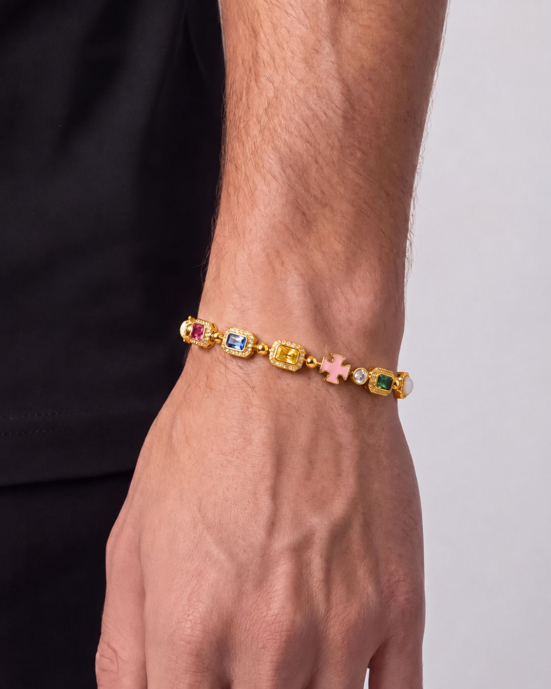 Gemstone Bracelet | Gold 2