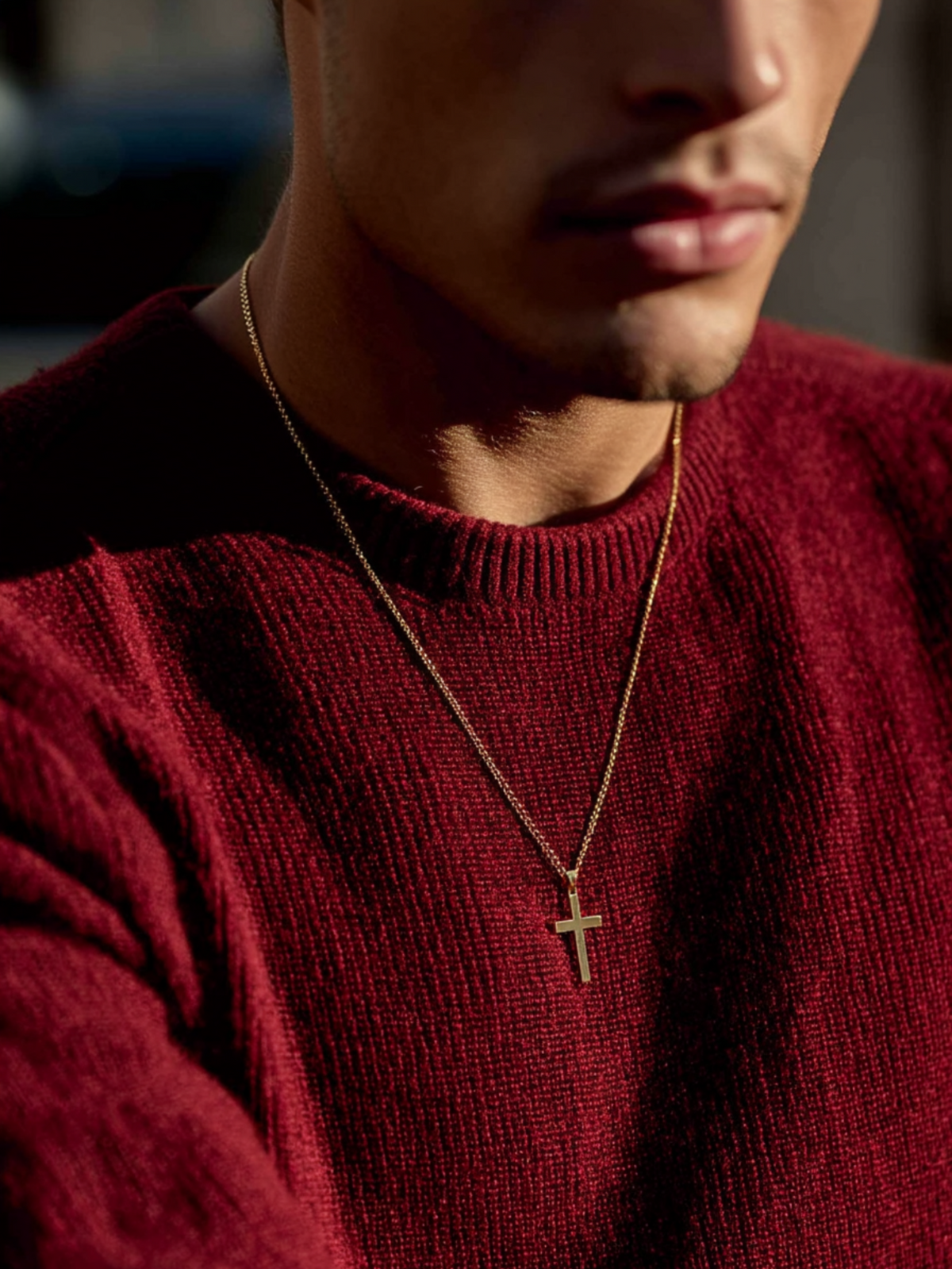 Eterna Cross Necklace | 14K Gold 2