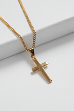 Eterna Cross Necklace | 14K Gold 6