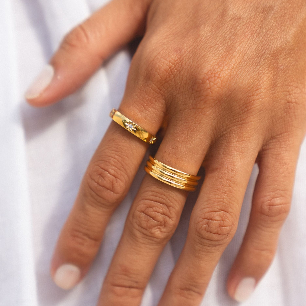 Sparkling Band Ring 4