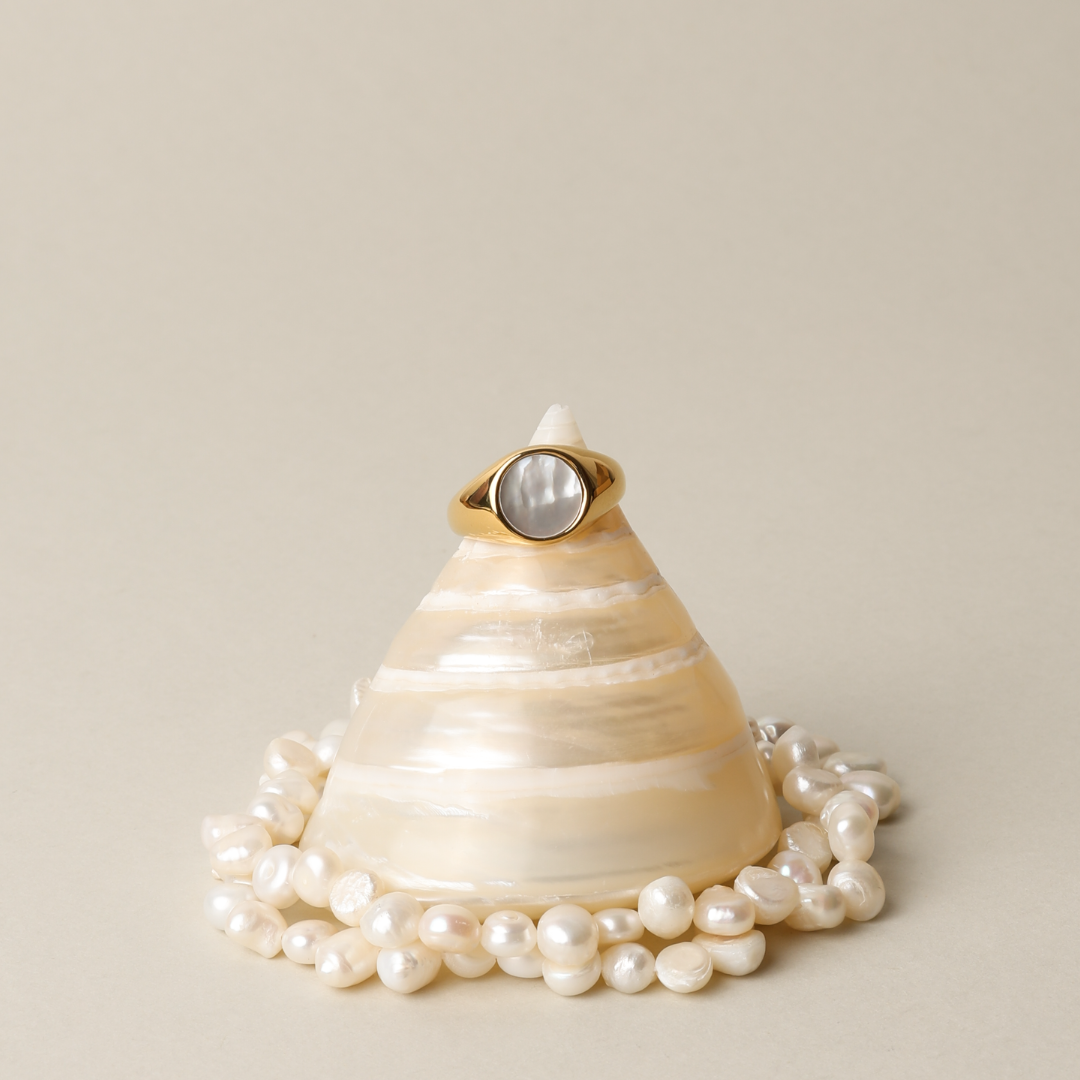 Mother Of Pearl Ring 8